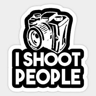 I Shoot People Sticker